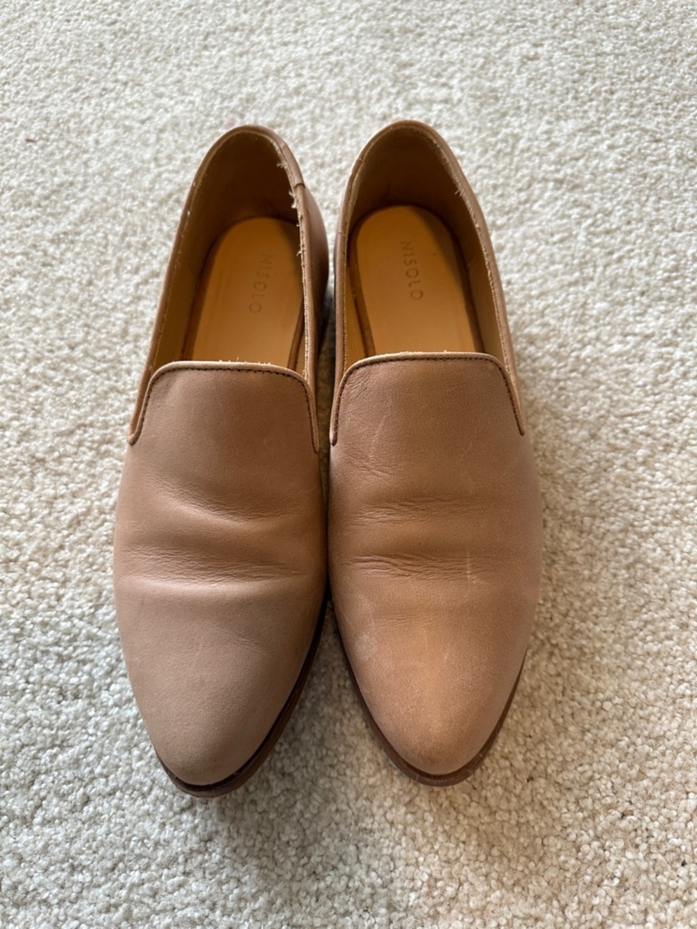 Nisolo Everyday Slip on Loafer Tan Sz 7
